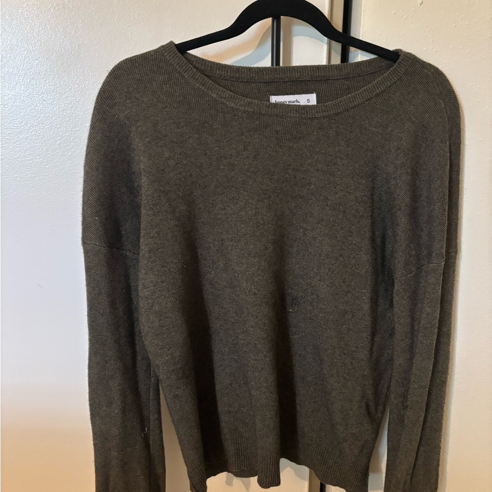 Women's Honey Mark Grey Sweater